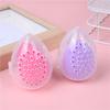 Caja de Almacenamiento Portátil para Viaje, Transpirable, a Prueba de Polvo, para Huevos de Maquillaje de Belleza, con Orificio de Ventilación, Esponja de Polvo, Antimoho, Secado Rápido