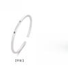 Pulsera de plata antigua con pie de plata 9999 sólida, pulsera de apertura de alegría y paz, regalo de cumpleaños para novia y mejor amiga