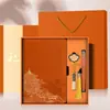 Caja de Regalo de Negocios Estilo Chino A5, Multicolor, Práctica para Eventos de Empresa, Regalos de Inauguración, Recuerdos, Cuaderno