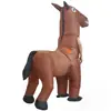Transfronterizo Nuevo Halloween Caballo Activo Ropa Inflable Caballo Inflable Caminante Actuación Escénica Jirafa Ropa Inflable Accesorios