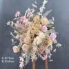 Camino de boda chino, peonía, flor, punto de fondo, arco de flores colgante, arreglo floral, decoración de boda, columna de flores, decoración de compromiso