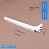 Colgador de gancho para expositor de ropa Pilar A Pilar de escalera Soporte de vidrio Soporte laminado negro blanco Lámina de soporte de madera Accesorios de estante