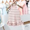 Roupa Infantil Vestido Super Estiloso para Meninas 2026 Novo Estilo Coreano Vestido Salopete Bebê Verão Vestido Princesa Tendência