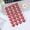 Pegatinas Brillantes para el Día de San Valentín, Pegatinas para el Día de San Valentín, Pegatinas de Polvo Dorado, Pegatinas de Corazón, Pegatinas DIY con Logos Impresos Personalizados