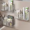 Estante de Almacenamiento Montado en la Pared para el Interior de las Puertas de Gabinetes de Cocina, Caja de Almacenamiento para Film Transparente, Cesta Colgante Detrás de la Puerta del Gabinete, Estante de Almacenamiento