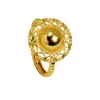 Nuevo Anillo Chapado en Oro Vietnamita, Estilo Versátil de Lujo Ligero, Anillo Abierto Huevo de Paloma Hueco, Joyería Transfronteriza Simple Fabricante