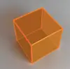 Caixa de Exibição Acrílica Transparente Colorida Caixa de Armazenamento de Figura de Brinquedo Gabinete de Exibição Integrado com Tampa contra Poeira