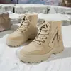 Envío directo transfronterizo de zapatos de algodón de talla grande, nueva colección de invierno 2026, botas de nieve cálidas con forro de felpa para mujer, zapatos de algodón versátiles de suela gruesa