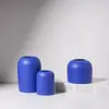 Vaso Cerâmico Longli Simples Criativo Artesanato Cerâmico para Casa Vaso Azul Klein Enfeites Decoração de Casa
