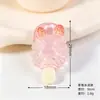 Acessórios de Resina Sorvete de Frutas de Verão Decoração com Cola de Creme Resina Epóxi Clipe de Cabelo Keychain DIY Feito à Mão Material