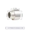 Conector Rosqueado de Aço Inoxidável de 4 Pontos, Adaptador Direto com Rosca Interna e Externa, Conector de Tubo de Extensão Espessado de 6 Pontos para 4 Pontos, Conexões para Tubos de Água