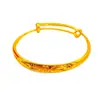 Pulseira de Suprimento Vivo para Mulheres Pulseira de Puxar e Empurrar Flor de Ameixa Flor Rica de Nicho Liga Joias Ajustáveis Atacado