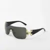 Nuevas Gafas de Sol Diamante sin Marco de una Sola Pieza Europeas y Americanas para Mujer, Gafas de Sol de Moda y de Gama Alta, Venta al por Mayor Trendy de Comercio Electrónico Transfronterizo