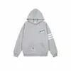 Nova Marca Americana Tendência Moletom com Capuz Masculino Feminino Peso Pesado Solto Cinza Estampa de Letras Jaqueta Hoodie Casal Tendência