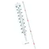 R349 Termómetro de Invernadero Celsius Antiguo de Vidrio Termómetro de Habitación de Plástico 38cm Termómetro de Interior para Montar en Pared Tamaño Grande