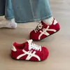 Mocassins personalizados de alta costura estilo coreano com estampa de leopardo para mulheres, novos tênis casuais versáteis super estilosos do outono de 2026