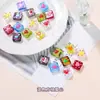 Tangduo Coleção Sortida de Contas Acrílicas Contas Soltas Pulseira DIY Colar Contas Transparentes Contas Redondas Contas Doces