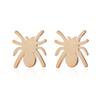 Brincos Europeus e Americanos Amazon Novo Aço Inoxidável Horror Aranha Brincos Ins Brincos Pequenos de Animais Fofos Presente de Halloween