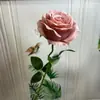 Ramo de Flores Artificiales Individuales Anna Rose, Flor de Seda Artificial para Arreglos de Boda, Flor de Plástico con Acabado de Alta Gama para Decoración