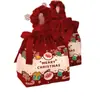 Saco de Presente de Natal Personalizado Saco de Embalagem de Maçã para Véspera de Natal Bolsa de Mensageiro Infantil Bolsa de Mão de Lona