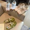 Zapatillas de Ballet con Tacón Alto de 3 cm para Mujer, Nuevo Estilo de Verano a la Moda, Ligeras, Casuales, Zapatillas Versátiles Que No Cansan Tus Pies