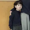 Ropa infantil coreana: capa base de lana para niños, nuevo suéter de cachemira para niños 2026, suéter de otoño/invierno para niñas