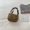 Bolsa de Tela Gran Capacidad Bolsa para Empanadas Bolso Cruzado Primavera 2026 Nuevo Color Sólido Casual Ligero Estilo Deportivo Bolso de Hombro de Moda