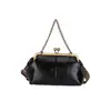Bolsas, Bolsos Cruzados, Bolsos de Hombro Versátiles de Alta Gama para Mujer, Bolsos Retro con Cierre de Pinza tipo Concha, Correas de Hombro Anchas, Bolsos para Mujer