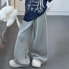 Roupa Casual de Outono para Meninas Estilo Coreano 2025 Novo Conjunto Moderno e Fashionável de Moletom e Calça de Moletom Infantil de Outono