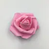 Flores de Rosa de Espuma de Simulación de 8 CM Materiales Hechos a Mano Decoración DIY Corona Flores Falsas Accesorios de Boda