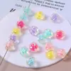 12mmab Color Degradado Dos Tonos Facetado Calabaza Redondas Perlas DIY Joyería Pulsera Accesorio para el Cabello Collar Accesorios Mayoreo