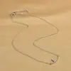 Corrente de clavícula elegante banhada a ouro real design de nicho feminino colar sorriso de alta qualidade joia de colar da moda Dongdaemun