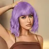Peluca de Mujer Amazon, Cabello Rizado de Longitud Media, Cabello Largo Rizado Realista y Esponjoso, Rulos de Lana, Cabello Humano Simulado, Peluca de Cabeza Completa