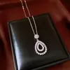 Anillo de Estrella Gota de RocíoZirconia Collar Lujo Ligero Sentido de Alta Gama Cadena para Clavícula Temperamento Versátil Collar Exquisito