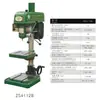 Furadeira de Bancada Huangshan ZS4019/25/ZS4112/16B/ZS4120B/ZS4125 Máquina-Ferramenta Combinada Pesada para Furar/Rosquear