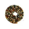 Pulseira de Raiz de Bodhi com Contas de Maçã de Dunhuang com 114 Contas Lisas, Contas Soltas, Contas Budistas, Fio Longo de Semente de Bodhi, Pulseira Colecionável