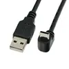 Cable de Datos Tipo-C Codo Teléfono Móvil Pequeño Electrodoméstico USB a Tipo-C Curva Lateral 90 Grados Cable de Carga más de 3A Carga Rápida