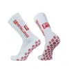 Meias esportivas de futebol masculinas antiderrapantes de cano médio com sola atoalhada, meias absorventes de suor, atacado de fábrica