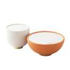 Mesa de Centro Tipo Tazón Estilo Crema Combinación Lujo Ligero Moderna Simple Tamaño Redonda Vidrio Mesa de Té Celebridad de Internet Creativa Mesa de Centro Mesa