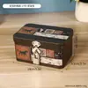 Caja de Almacenamiento de Hierro Forjado Estilo Medieval con Cerradura, Caja de Almacenamiento para Decoración del Hogar, Caja de Almacenamiento para Joyas de Escritorio, Tarro de Almacenamiento para Artículos Varios