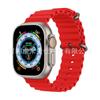 Para Apple Watch Apple iwatch56789SE marine s9 fivela dupla Ultra2 fabricantes de pulseira de silicone