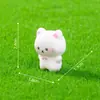 Miniaturas adorables de gato y conejo para microjardinería, perfectas para decoración de jardín DIY y como pequeños adornos para coche.