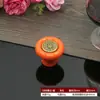 Manijas de Cerámica Coloridas para Gabinetes y Muebles, Perillas Redondas Minimalistas Modernas Pastorales de un Solo Agujero para Puertas de Gabinete y Cajones