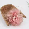 2025 Tul de Nieve Malla Elástica Tocado Corsage de Rendimiento Flor Artificial Flor para Ropa Versátil Color de Exportación Europeo y Americano Completo 1119