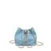 Bolso Elegante y con Estilo 2026 Versátil Moda Bolso de Hombro de Gama Alta Serie Miu Bolso Cruzado Tipo Cubo de Lujo Ligero
