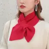 Bufanda tejida estilo coreano para mujer, otoño e invierno, diseño de cola de pez con lazo cruzado, calentador de cuello decorativo versátil de lana, mismo estilo que Wanwan