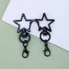 Broche de Cangrejo con Estrella de Cinco Puntas Pintada de Colores Broche de Puerta Color Caramelo Colgante para Bolsa Accesorios de Joyería Hechos a Mano Decoración para Llavero