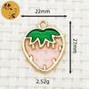 Óleo transparente Cereja DIY acessórios Morango Melancia Fruta série Único pendurado abacaxi elástico Pingente Laranja Novo