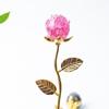 Grava de cristal natural epoxi rosa Día de San Valentín romántico cristal resina artesanías decoración regalo para pareja