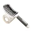 Peine de Estilo Esponjoso, Peine para Levantar la Corona del Cabello, Peine Curvo Grande, Peine de Pala, Peine para el Cabello, Peine Masajeador del Cuero Cabelludo, Peine Hueco